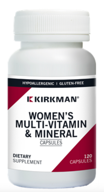 Women's Multi-Vitamin  Mineral 120 Capsules by Kirkman Labs