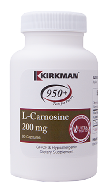 Kirkman Labs L-Carnosine 200 mg 90 Capsules