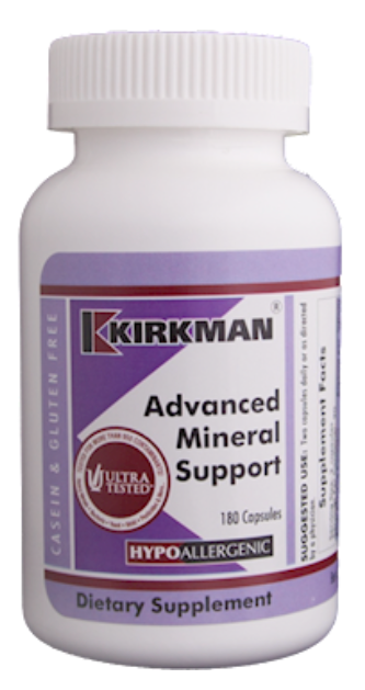 Kirkman Labs Advanced Mineral Support 180 Capsules
