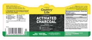 Activated Charcoal 260 mg 100 Capsules