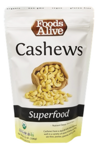 Organic Cashews 12 Servings by Foods Alive