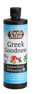 GreekGoodness Superfood Dressing 8 fl oz by Foods Alive