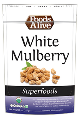 White Mulberries 8 oz by Foods Alive