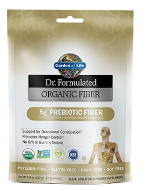 Dr. Formulated Organic Fiber Unfl 6.8 oz by Garden of Life