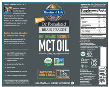 Dr. Formulated MCT Oil 16 fl oz by Garden of Life