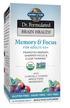 Dr. Formulated Memory Adults 40+ 60 Tablets by Garden of Life