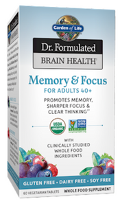 Dr. Formulated Memory Adults 40+ 60 Tablets by Garden of Life