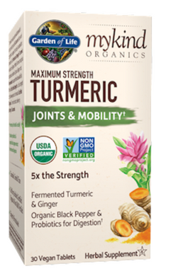 Maximum Strength Turmeric Org 30 Vegan Tablets by Garden of Life