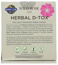 Wild Rose Herbal D-Tox 1 kit by Garden of Life