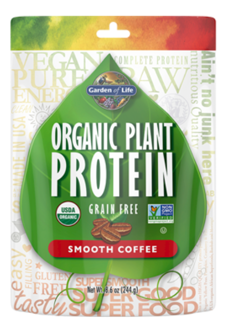 Organic Plant Protein Coffee 10 Servings by Garden of Life