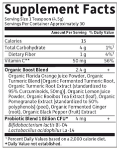 Turmeric Boost Organic 4.76 oz by Garden of Life