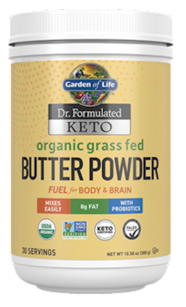 Keto Org Grass Fed Butter Powder 30 Servings by Garden of Life