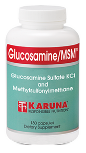 Glucosamine/MSM 180 Capsules by Karuna