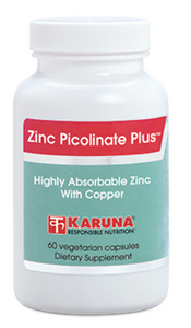 Zinc Picolinate Plus 25mg 60 Capsules by Karuna
