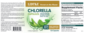 Chlorella 120 Capsules by Lidtke