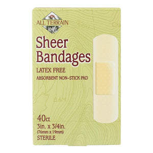 Sheer Bandages 3/4" x 3" 40 pc by All Terrain