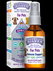Silver Hydrosol for Pets  Fine Mist Spray  2oz