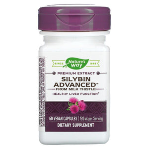 Premium Extract Silybin Advanced 60 Vegan capsules by Nature's Way