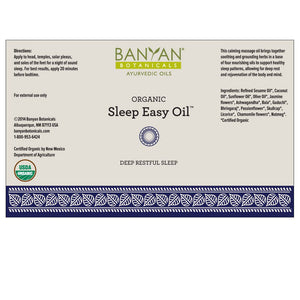 Sleep Easy Oil 4 oz by Banyan Botanicals