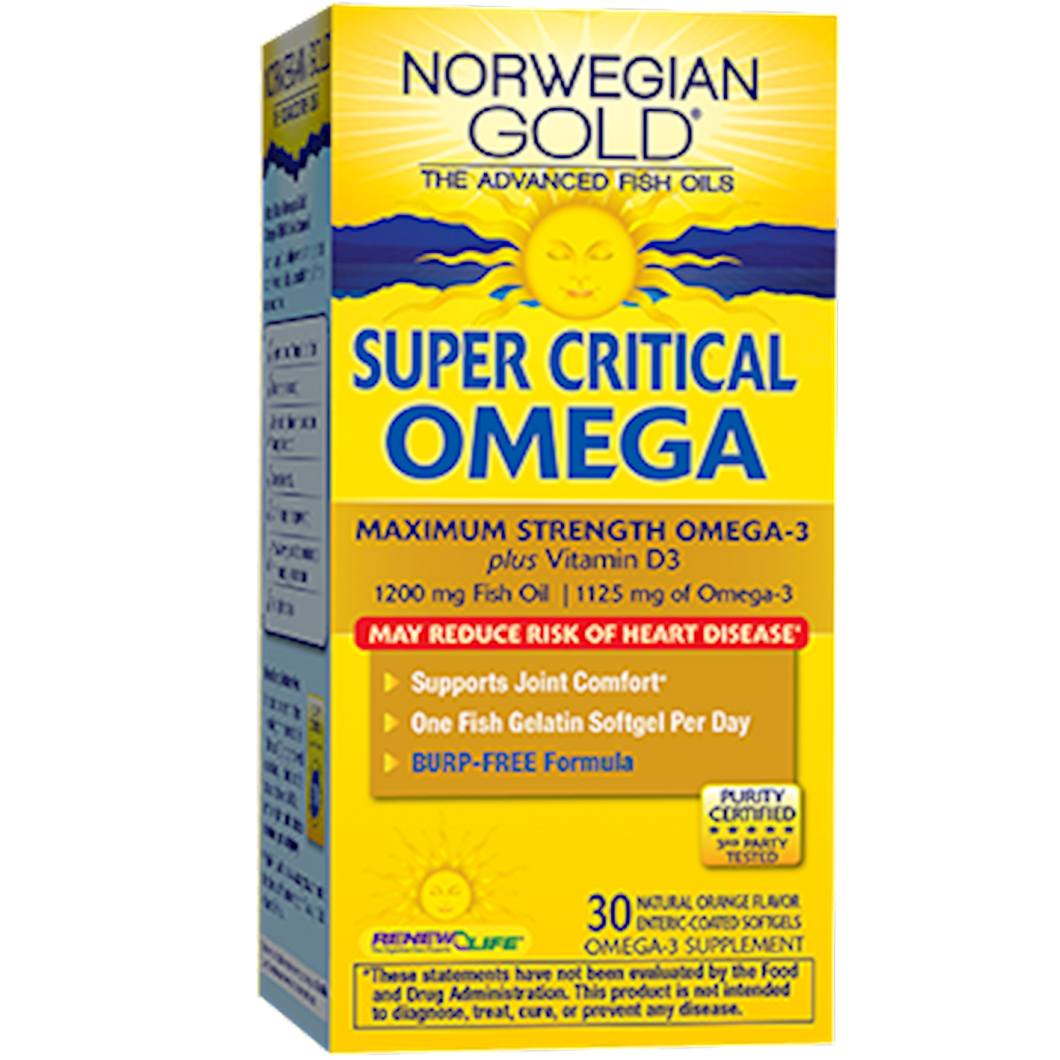 Super Critical Omega 30 softgels by Renew Life
