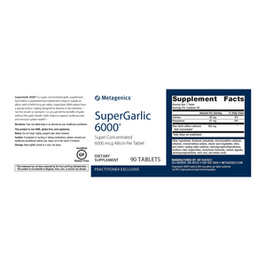 SuperGarlic 6000 - 90 tablets by Metagenics