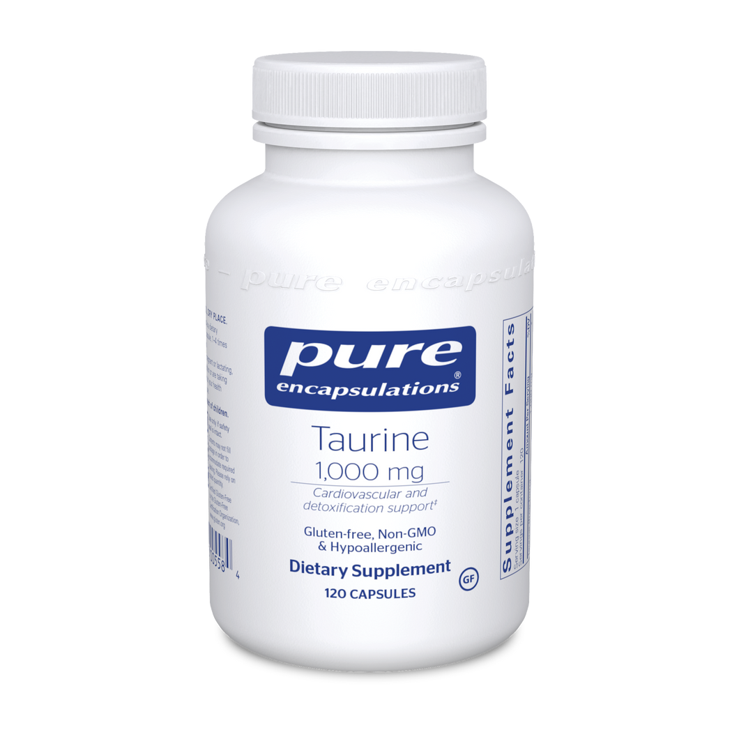 Taurine 1000 mg 120 Capsules by Pure Encapsulations