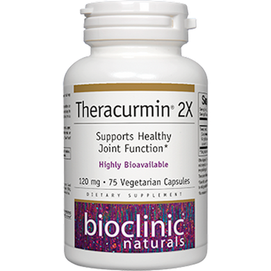 Theracurmin 2X 75 veg capsules by Bioclinic Naturals