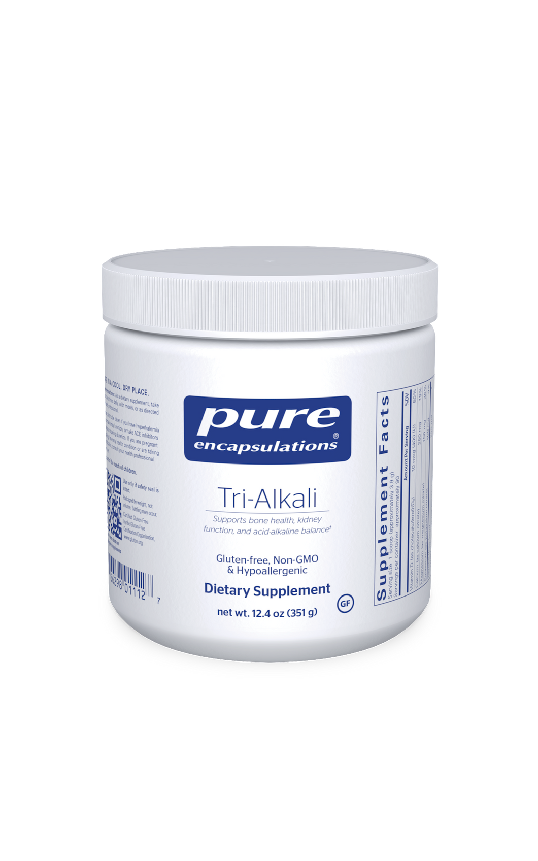 Tri-Alkali  352 Grams by Pure Encapsulations