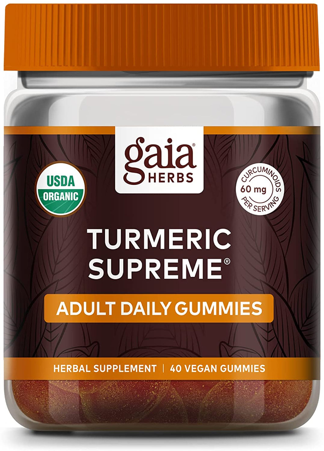 Turmeric Supreme Adult Daily 40 gummies by Gaia Herbs