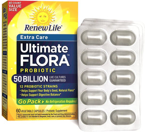 UF Extra Care GoPack 50 Billion 60 capsules by Renew Life