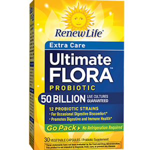 Ultimate Flora Ex Go Pack 50B 30 veggie caps by Renew Life