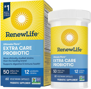 Ultimate Flora Extra Care 50B 60 veggie caps by Renew Life