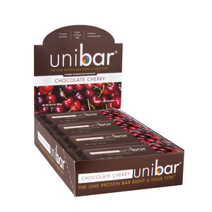 Uni Bar Chocolate Cherry 12 Bars by D'Adamo Personalized Nutrition