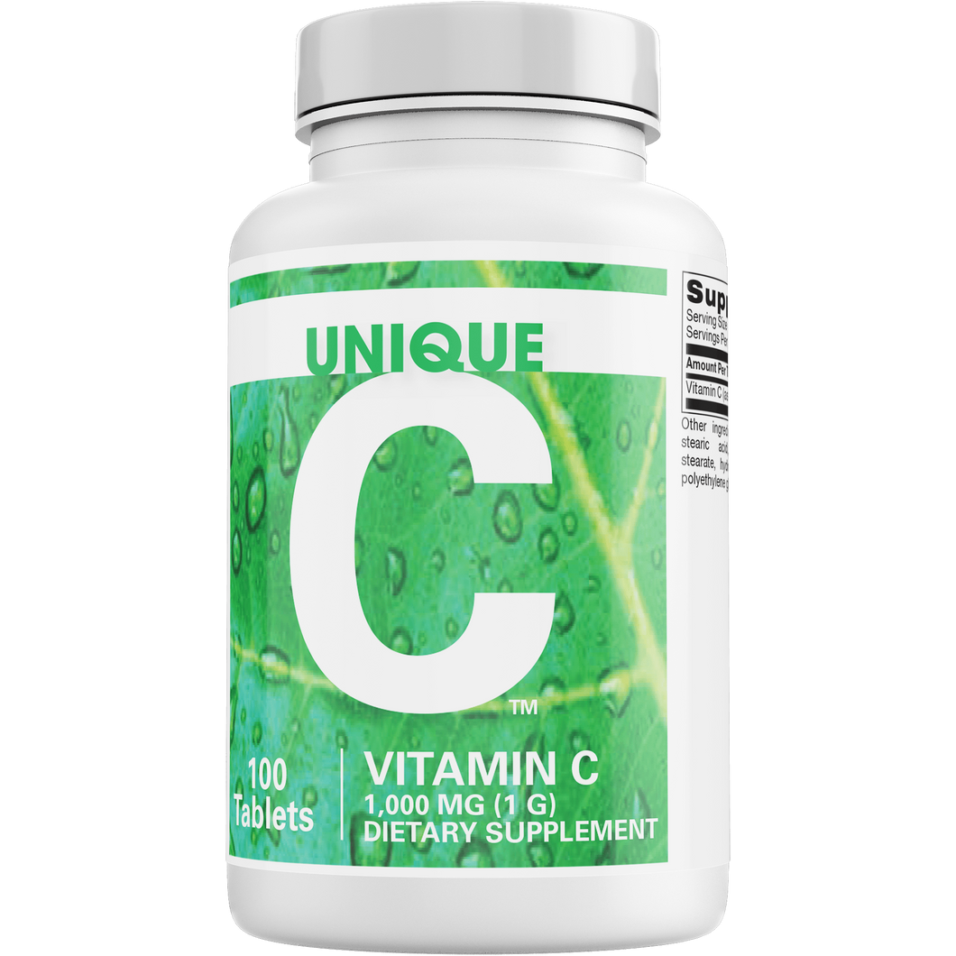 Unique Vitamin C 1,000 mg 100 tablets by AC Grace