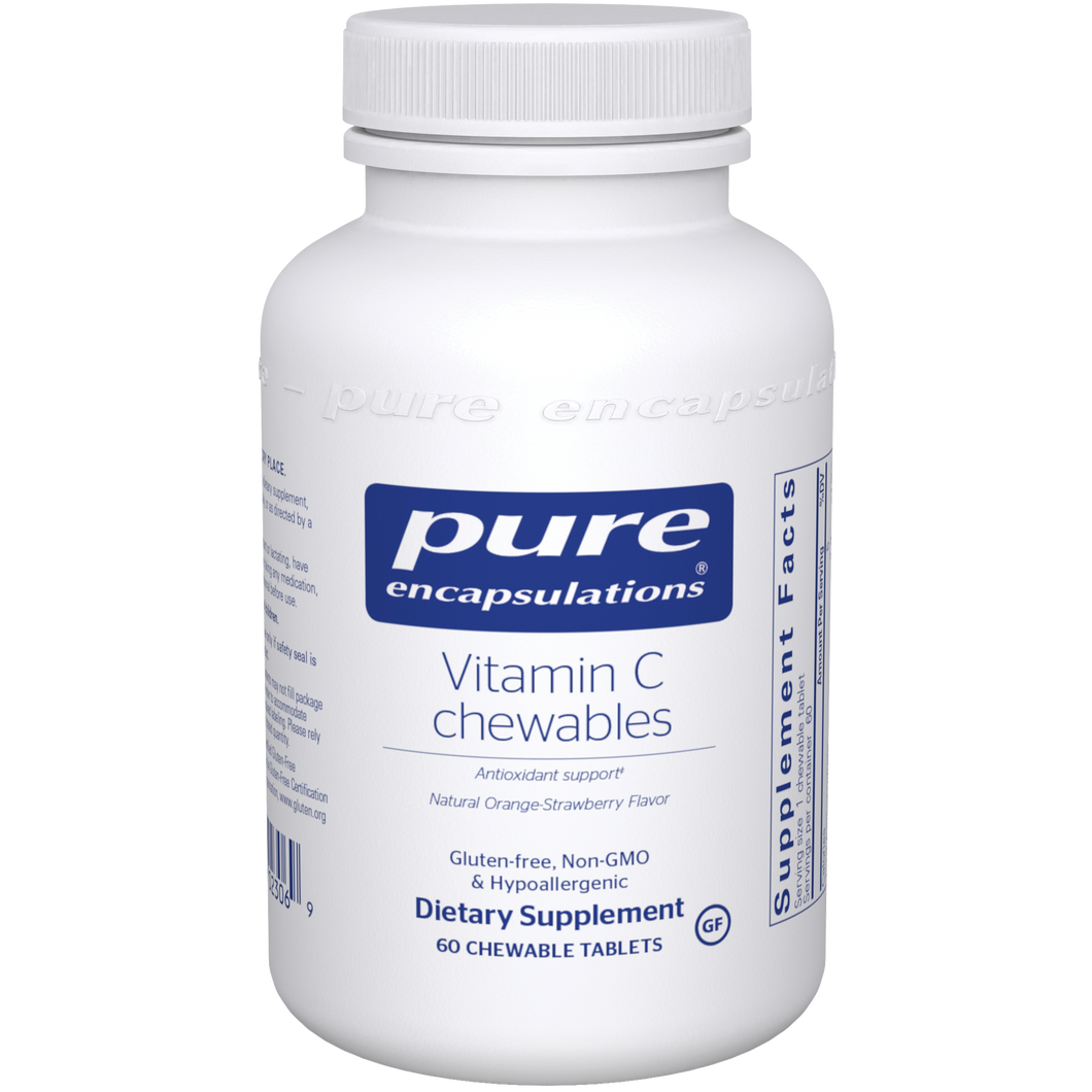 Vitamin C chewable 60 tablet by Pure Encapsulations