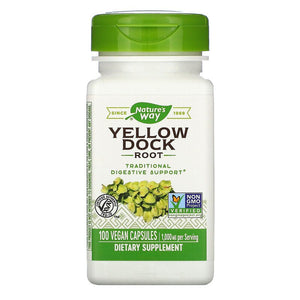 Yellowdock Root 500 mg 100 capsules