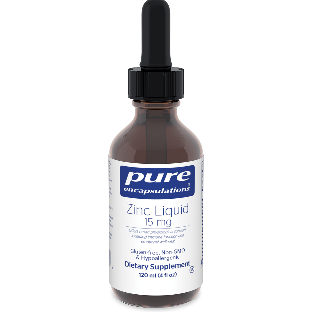 Zinc Liquid 15 mg - 4 fl. oz (120 ml) by Pure Encapsulations
