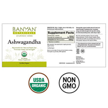 Ashwagandha organic 90 tablets by Banyan Botanicals