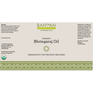 Bhringraj Oil Organic 12 oz by Banyan Botanicals