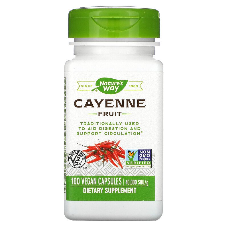 Cayenne Pepper 100 capsules by Nature's Way