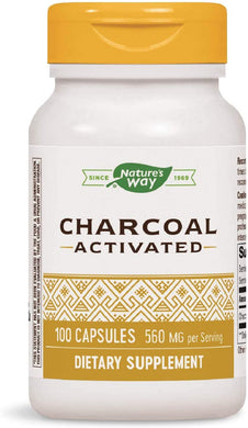 Activated Charcoal 100 capsules by Nature's Way
