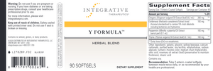 Integrative Therapeutics Y Formula 90 Softgels