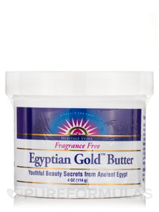 Egyptian Gold Butter Fragrance Free 4 oz by Heritage