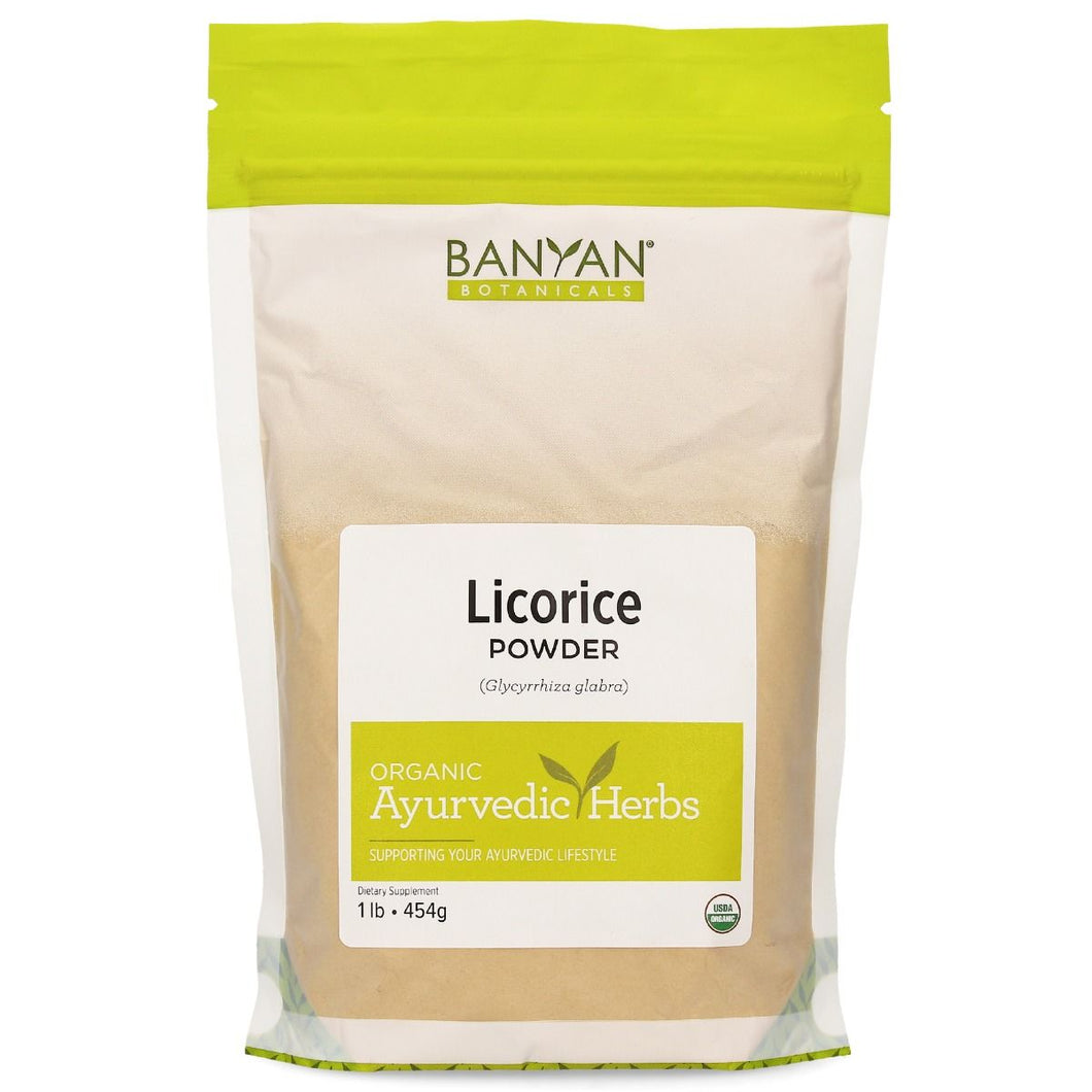 Licorice root powder 1 lb by Banyan Botanicals