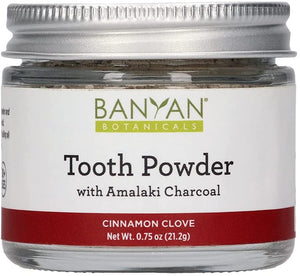 Tooth Powder Cinnamon Clove 0.75 oz by Banyan Botanicals