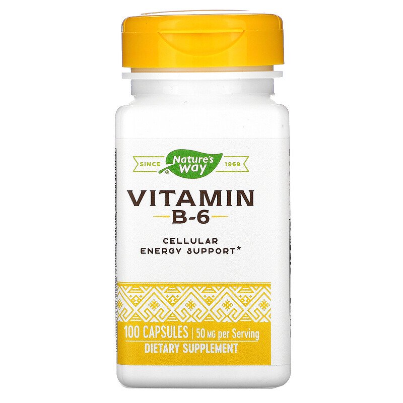 Vitamin B6 100 capsules by Nature's Way